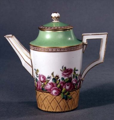 Kaffekanna, Berlin, ca 1790-1800 (porslin) av German School