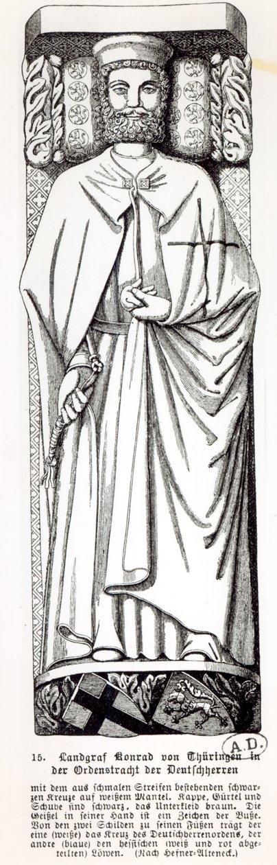 Conrad av Thüringen, Stormästare av Teutoniska Riddarorden 1239-40 av German School