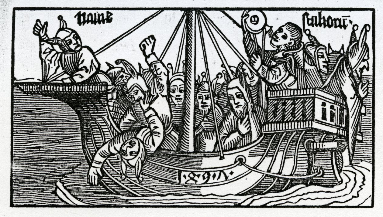 Frontispiece i le faaliliuga faaPeretania o Sebastian Brandt