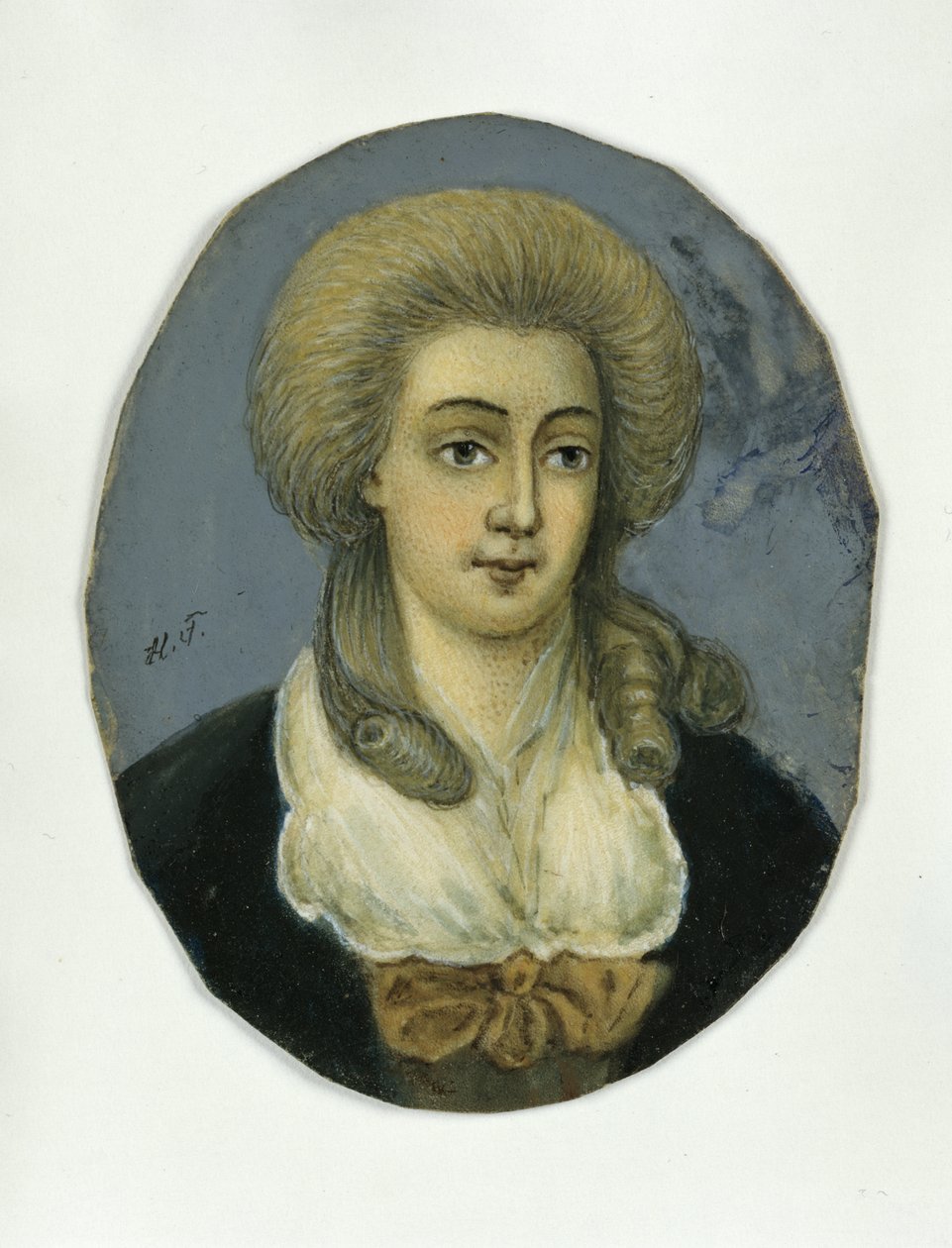 Johanna Elisabeth Mencken (pastel on paper) av German School