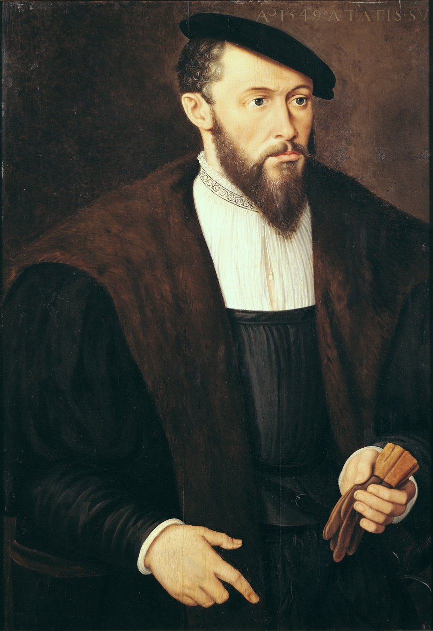 Porträtt av en man, 1549 av German School