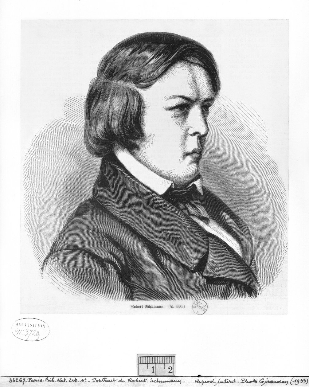 Robert Schumann (1810-56) swed av German School