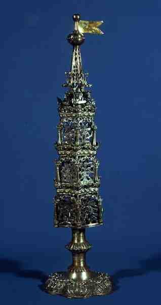 Spice Box, Berlin, ca 1700 (silver) av German School