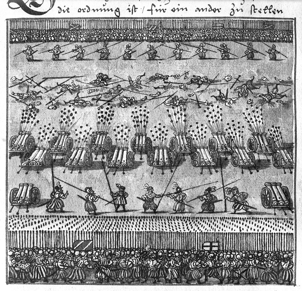 Tactical Use of Artillery: Direct Fireing, illustration från 