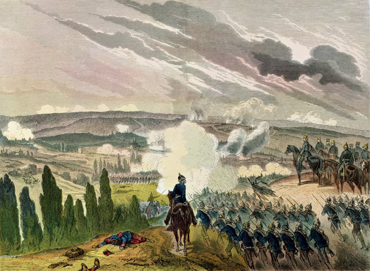 Slaget vid Sedan, 1 september 1870 av German School