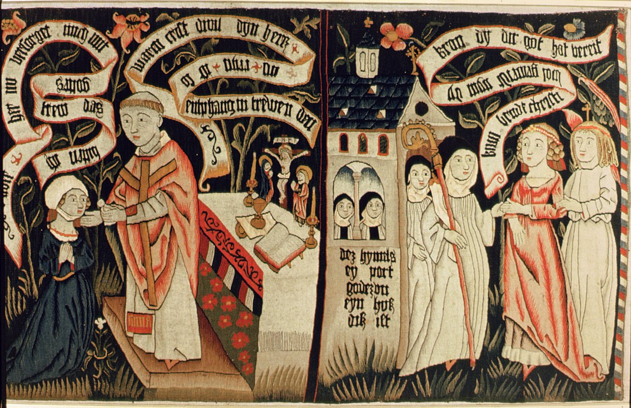 The Search after Truth, c.1490 av German School