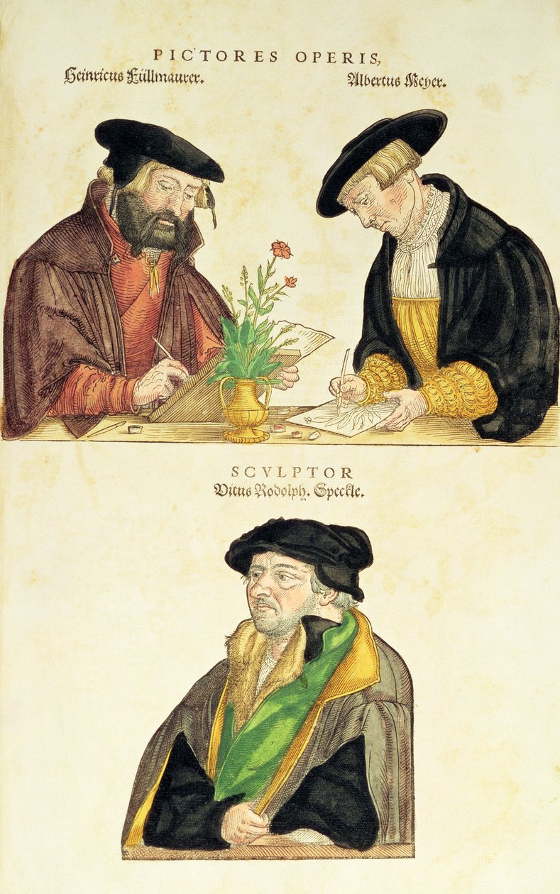 Illustratörerna av De Historia Stirpium av Leonard Fuchs, 1542 av German School
