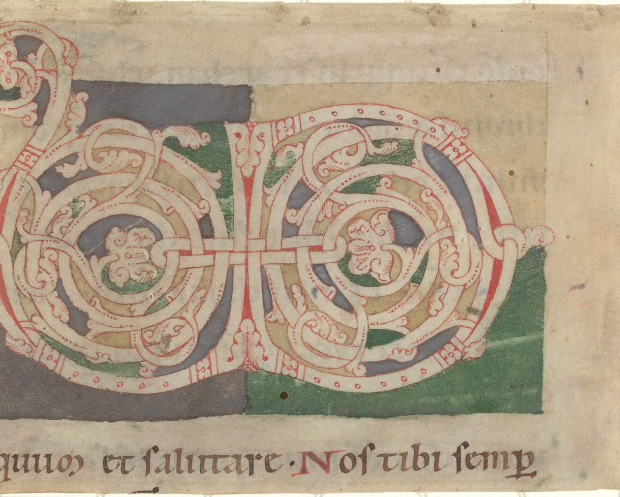 Initialerna V och D av German 12th Century