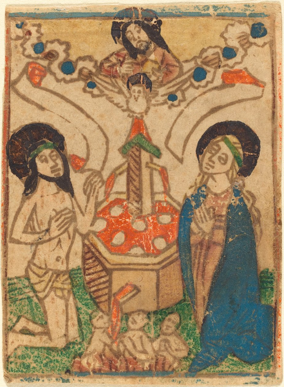 Allegori över nattvarden av German 15th Century