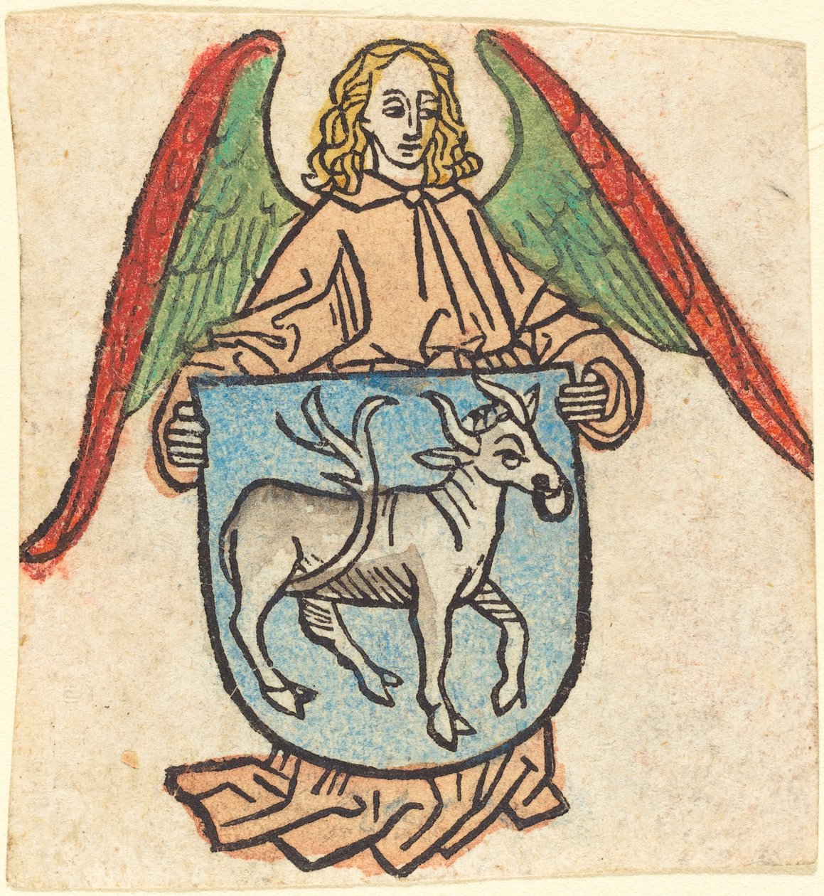 Bokskylt av Hilprand Brandenburg av Bibrach av German 15th Century