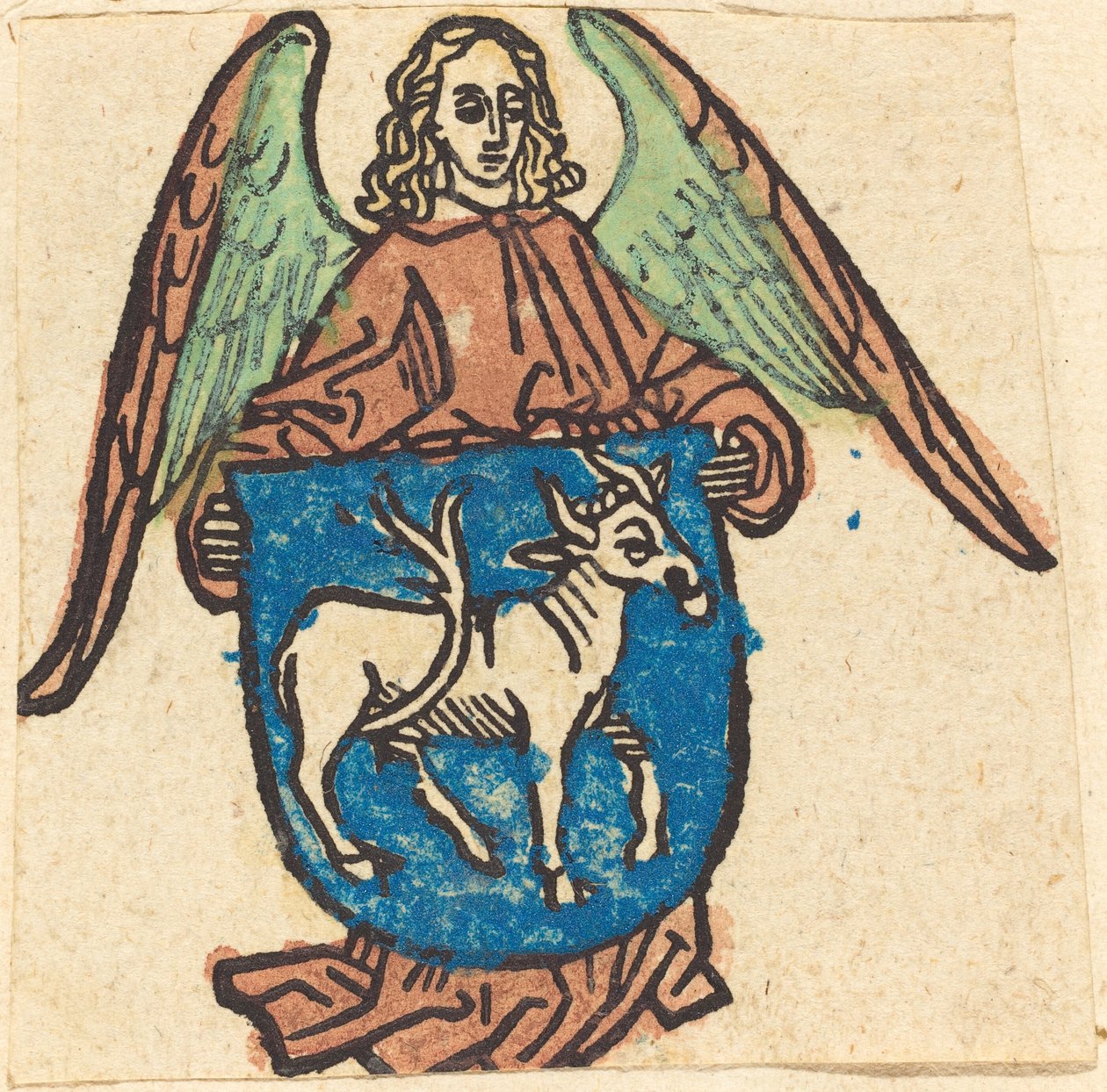 Bokskylt av Hilprand Brandenburg av Bibrach av German 15th Century