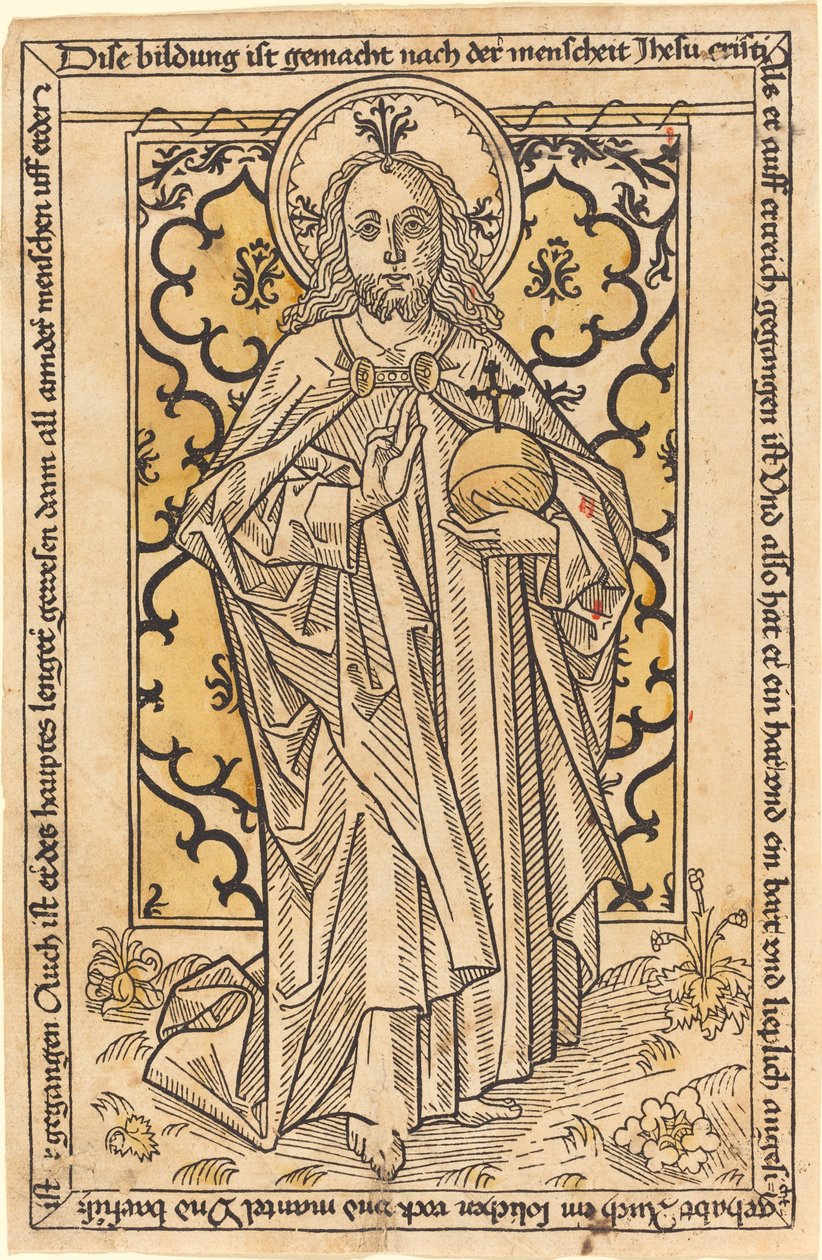 Före Kristus oss Salvatore av German 15th Century