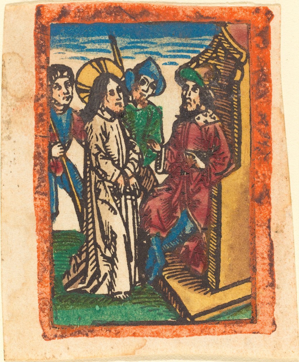 Kristus inför Pilatus av German 15th Century