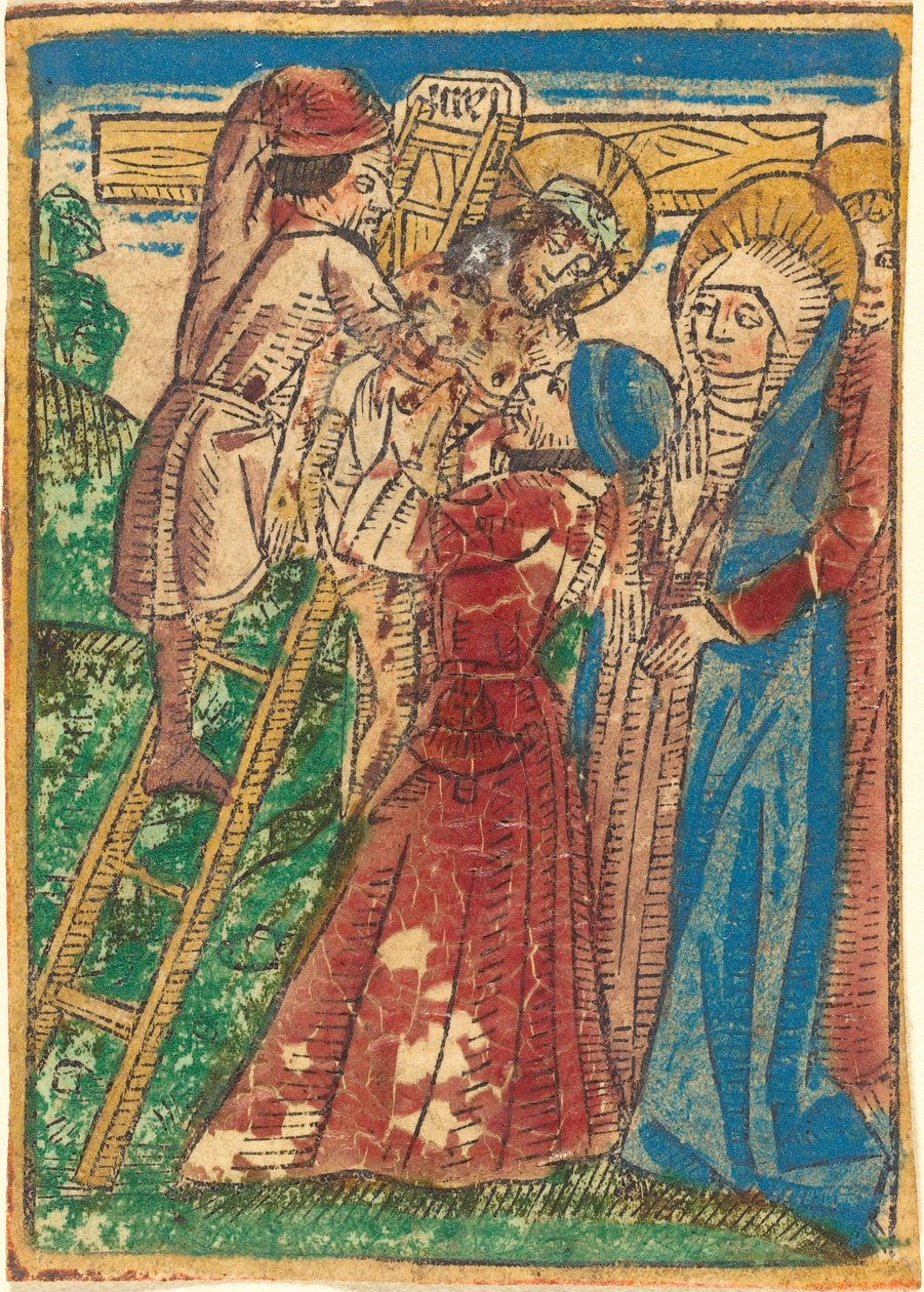Nedstigning från korset av German 15th Century