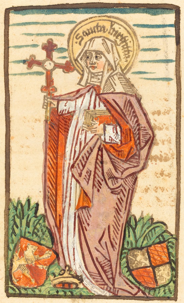 Heliga Birgitta av German 15th Century