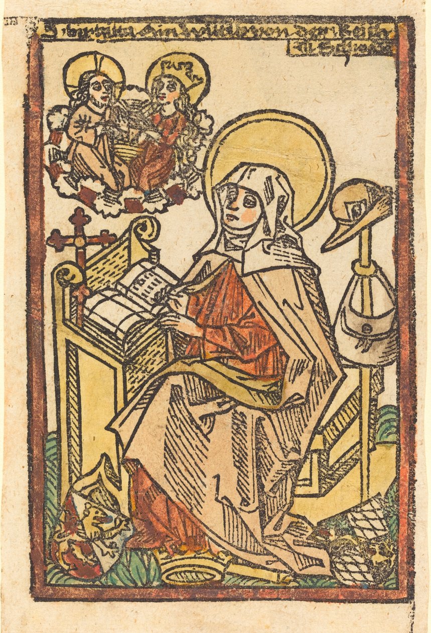 Heliga Birgitta av German 15th Century