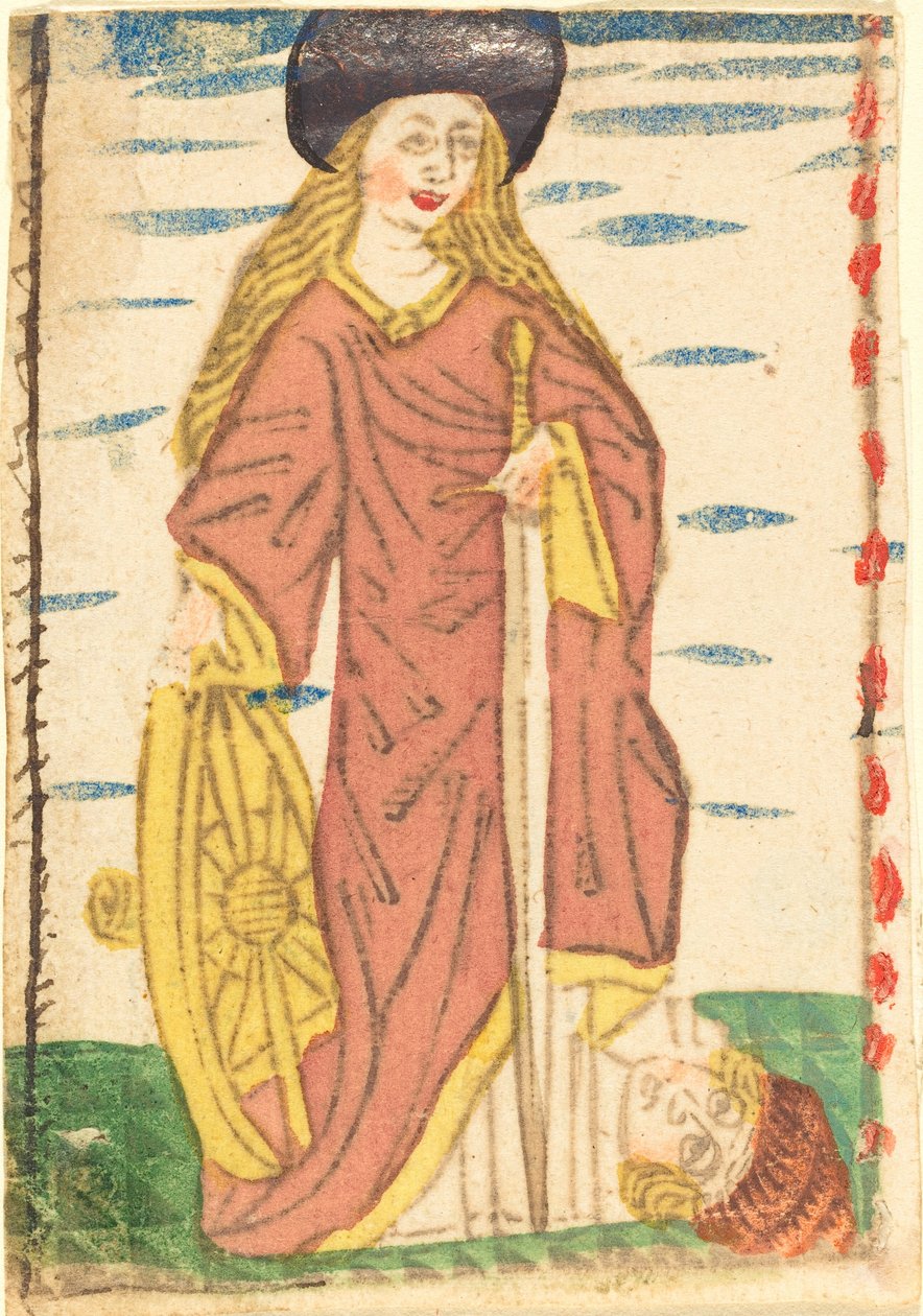 Den heliga Katarina av Alexandria av German 15th Century