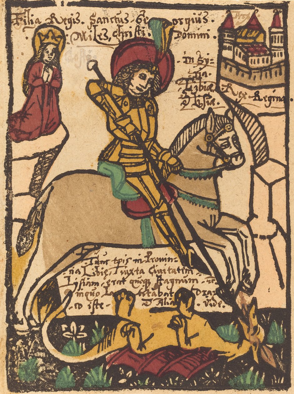 Sankt Georg av German 15th Century