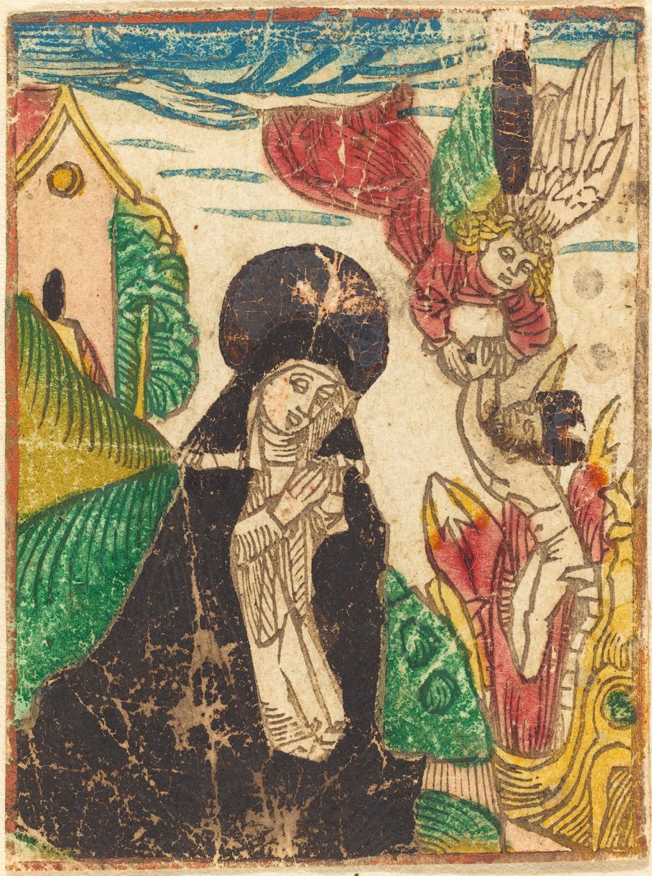 Sankta Ottilia av German 15th Century