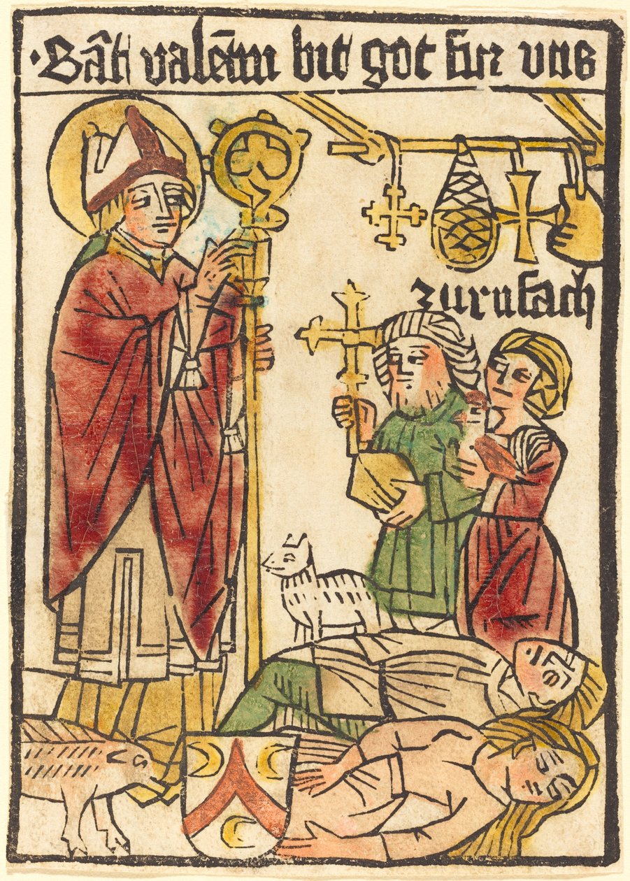 Sankt Valentin av German 15th Century