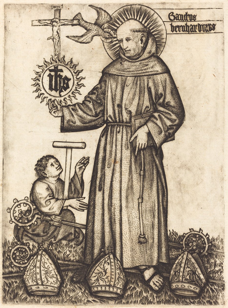 Sankt Bernard av German 15th Century