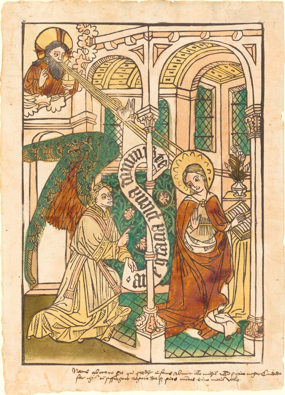 Bebådelsen av German 15th Century