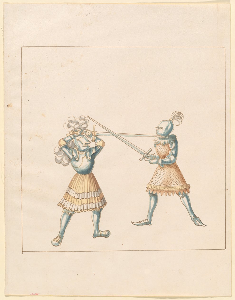 Freydal, The Book of Jousts and Tournament of Emperor Maximilian I: Combats on Foot (Jousts) (Volume III): Plate 162 av German 16th Century