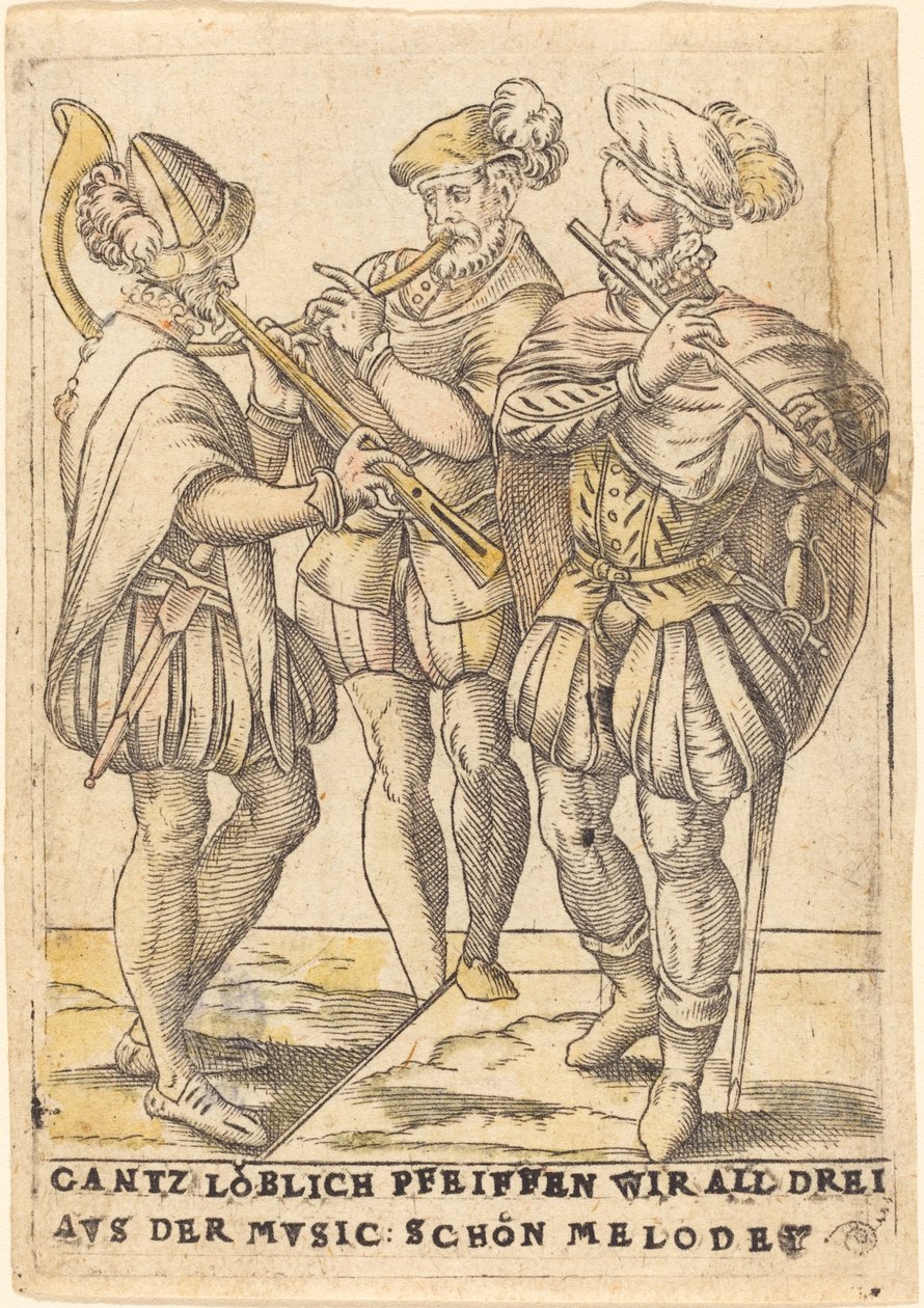 Gantz loblich Pfeiffen vi alla tre avs de Mvsic: Schon Melodey av German 16th Century