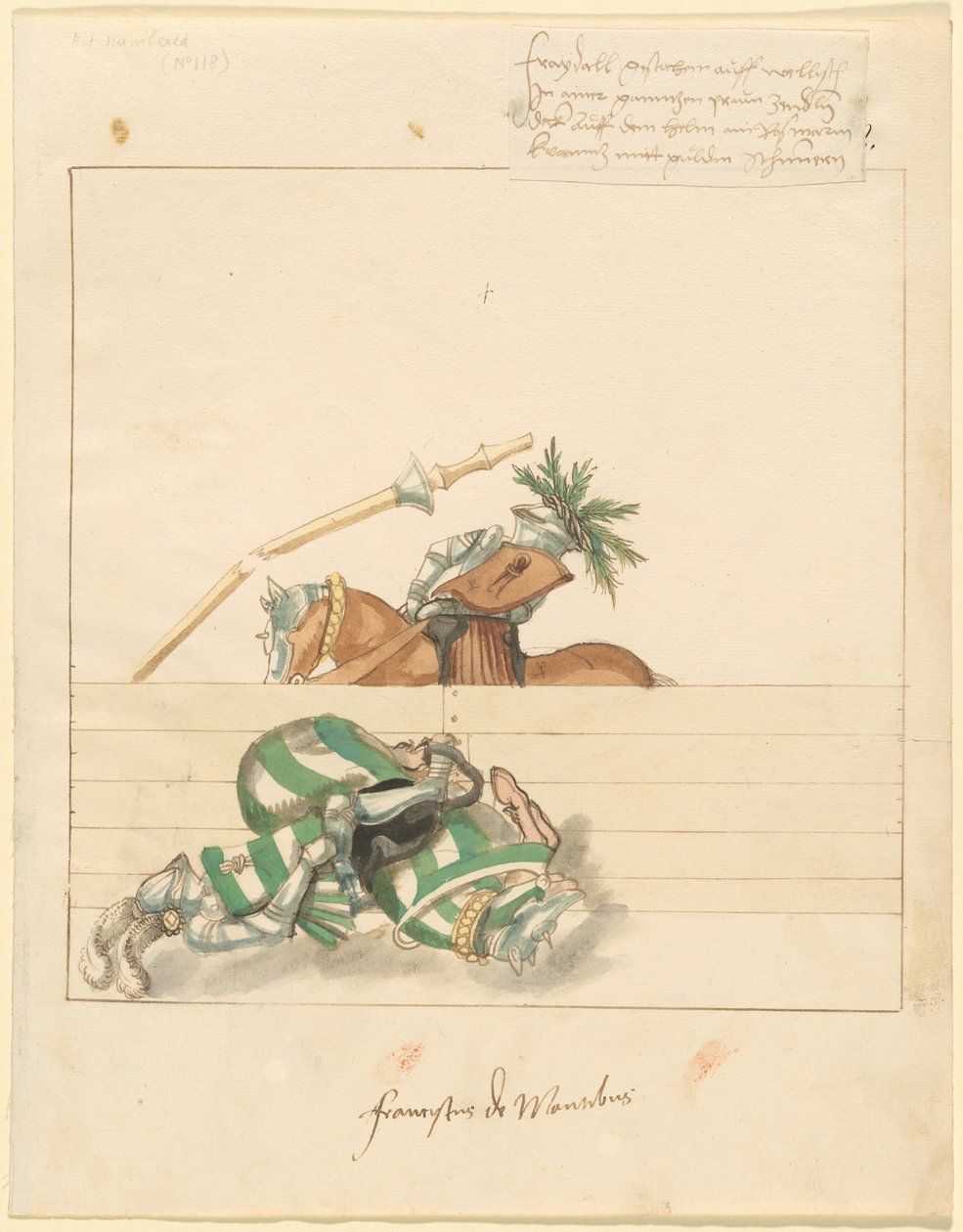 Italienska fredsmästaren av German 16th Century