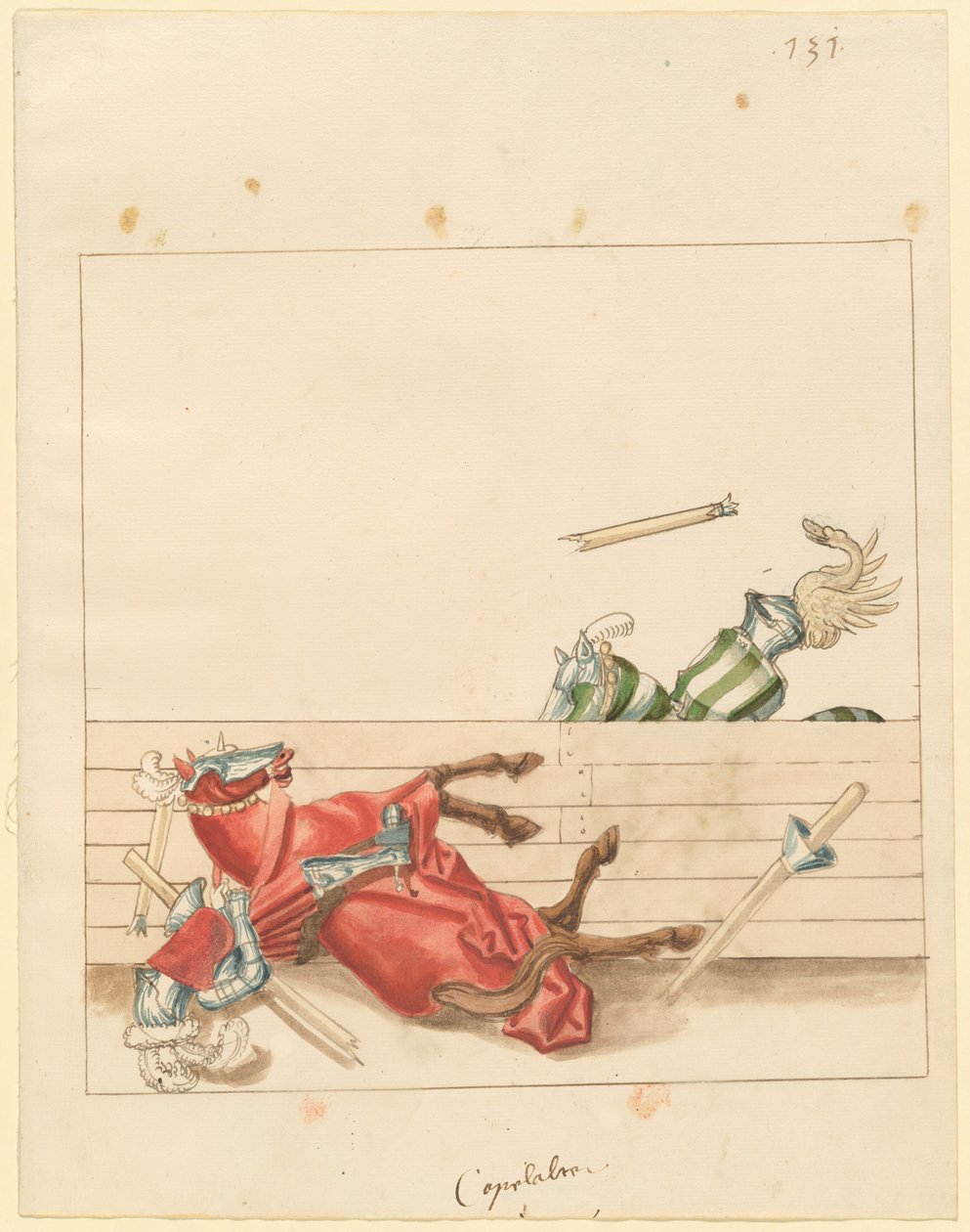Italienska fredsmästaren av German 16th Century