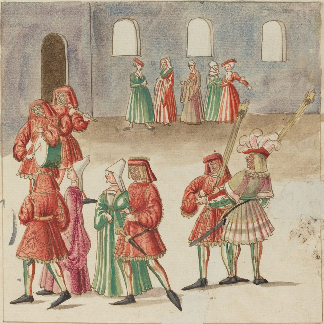 Maskerad av German 16th Century