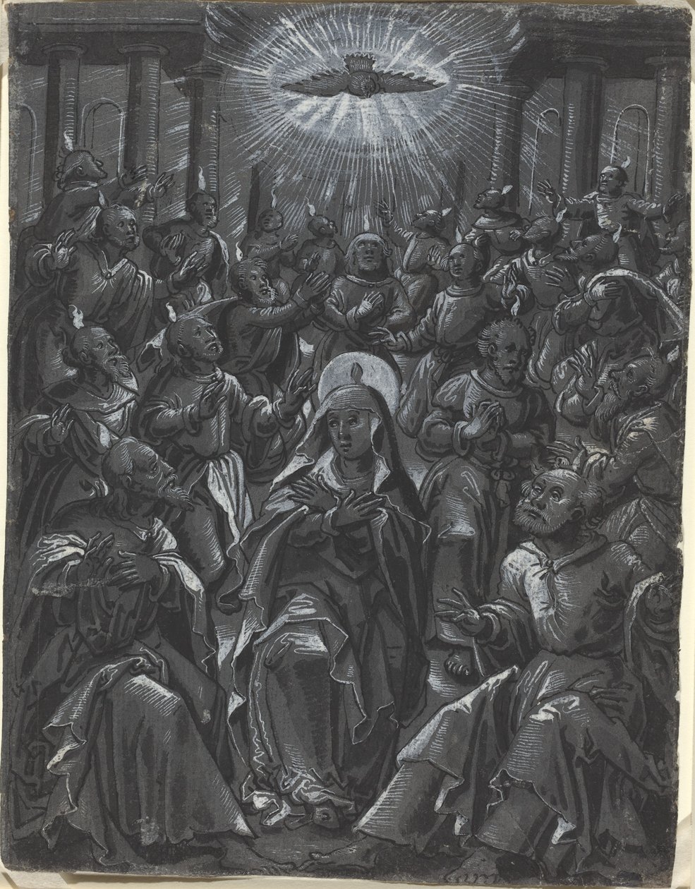 Pingst [recto] av German 16th Century