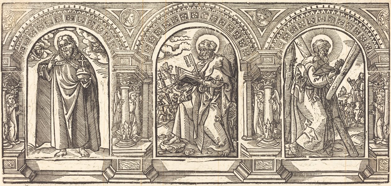 Kristus och hans lärjungar II av German 16th Century after Martin Schongauer
