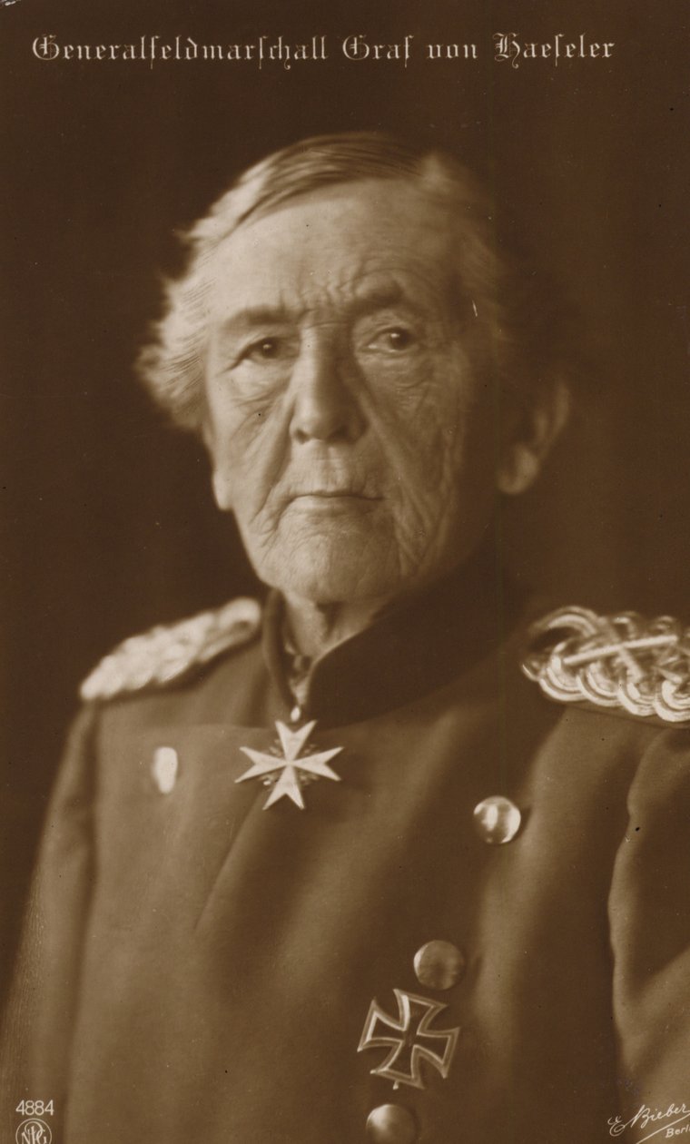 Fältmarskalk greve von Haeseler (svartvitt foto) av German Photographer