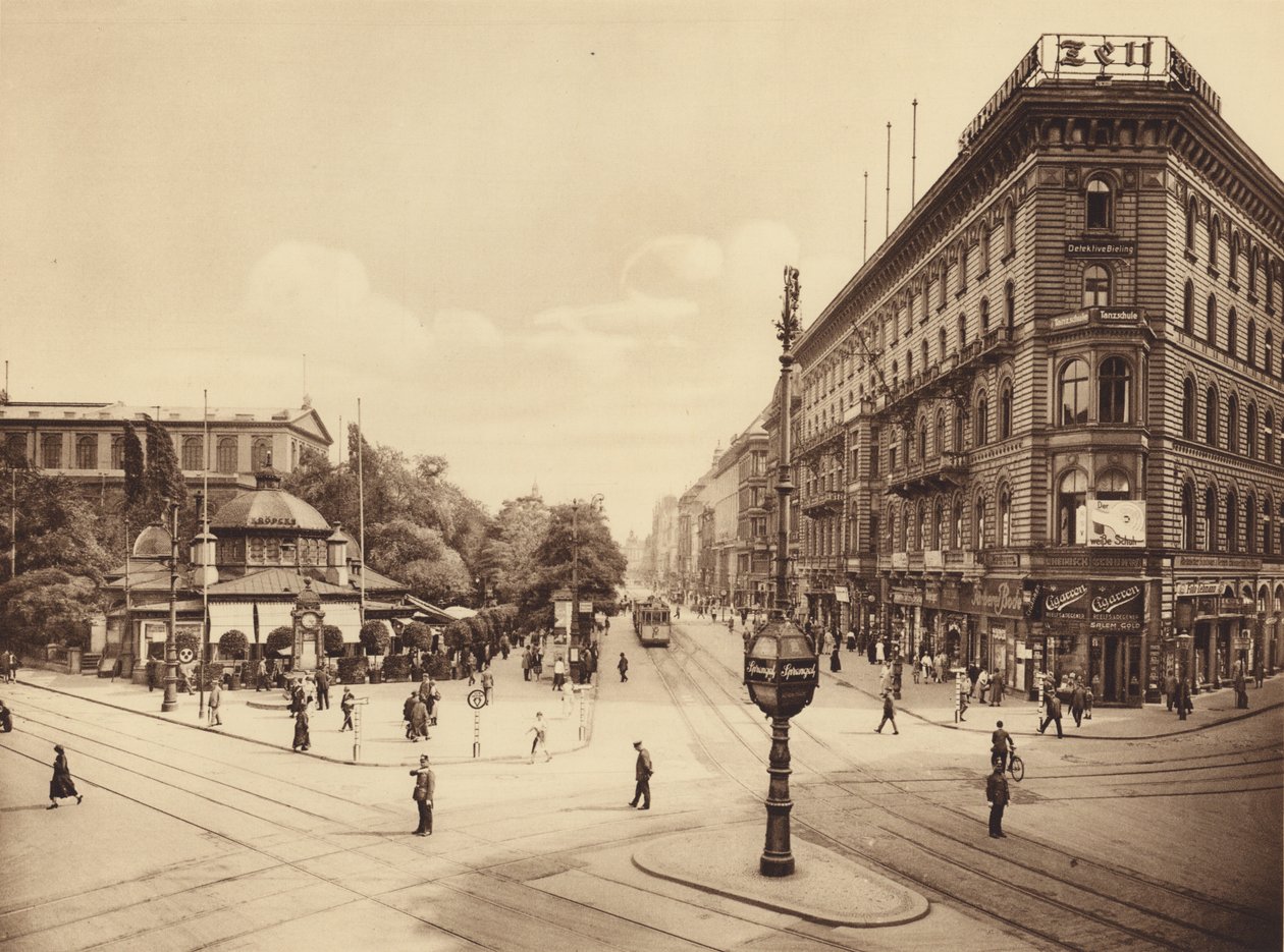 Georgstrasse, Hannover (svartvitt foto) av German Photographer