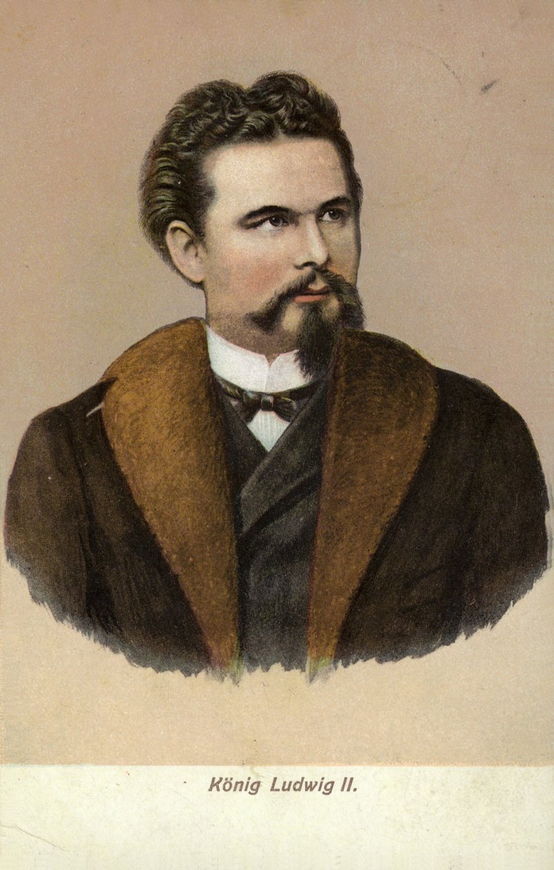 Ludwig II (foto i färg) av German Photographer