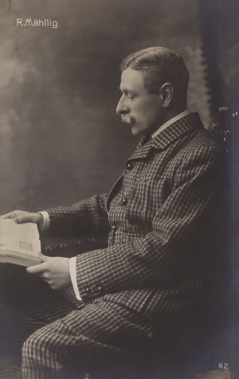 Porträtt av Ricardo Mahllig (svartvitt foto) av German Photographer