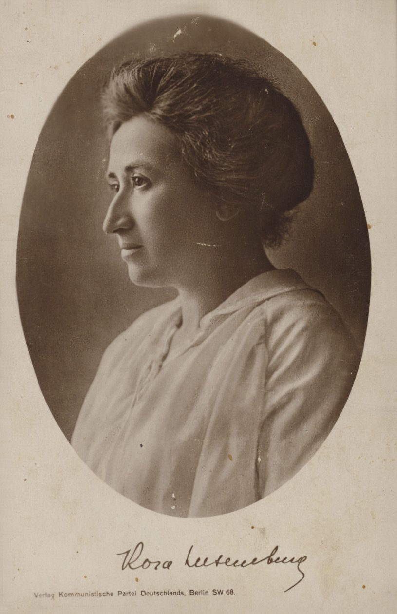 Rosa Luxemburg (svartvitt foto) av German Photographer