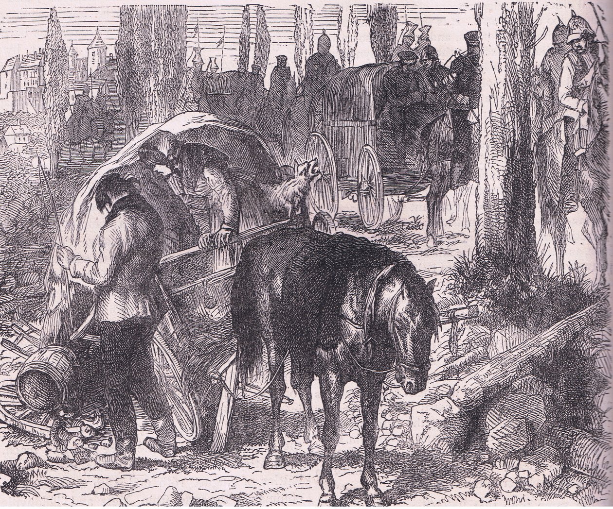 A breakdown, Cassells History of the War between France and Germany publicerad av Cassell and Company Limited, c.1890 (litho) av German School