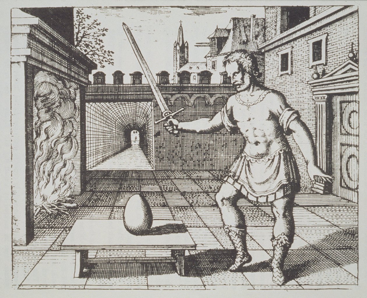 Alchemical Allegory: The Philosophers Egg, från Srutinium Chymicum av Michael Majer (1687) illustrerad i en magisk historia publicerad i slutet av 1800-talet av German School