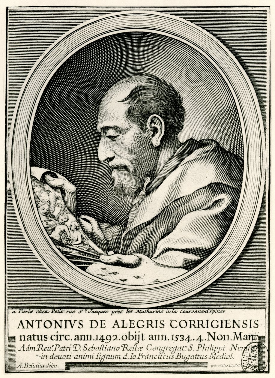 Antonio Allegri från Correggio av German School