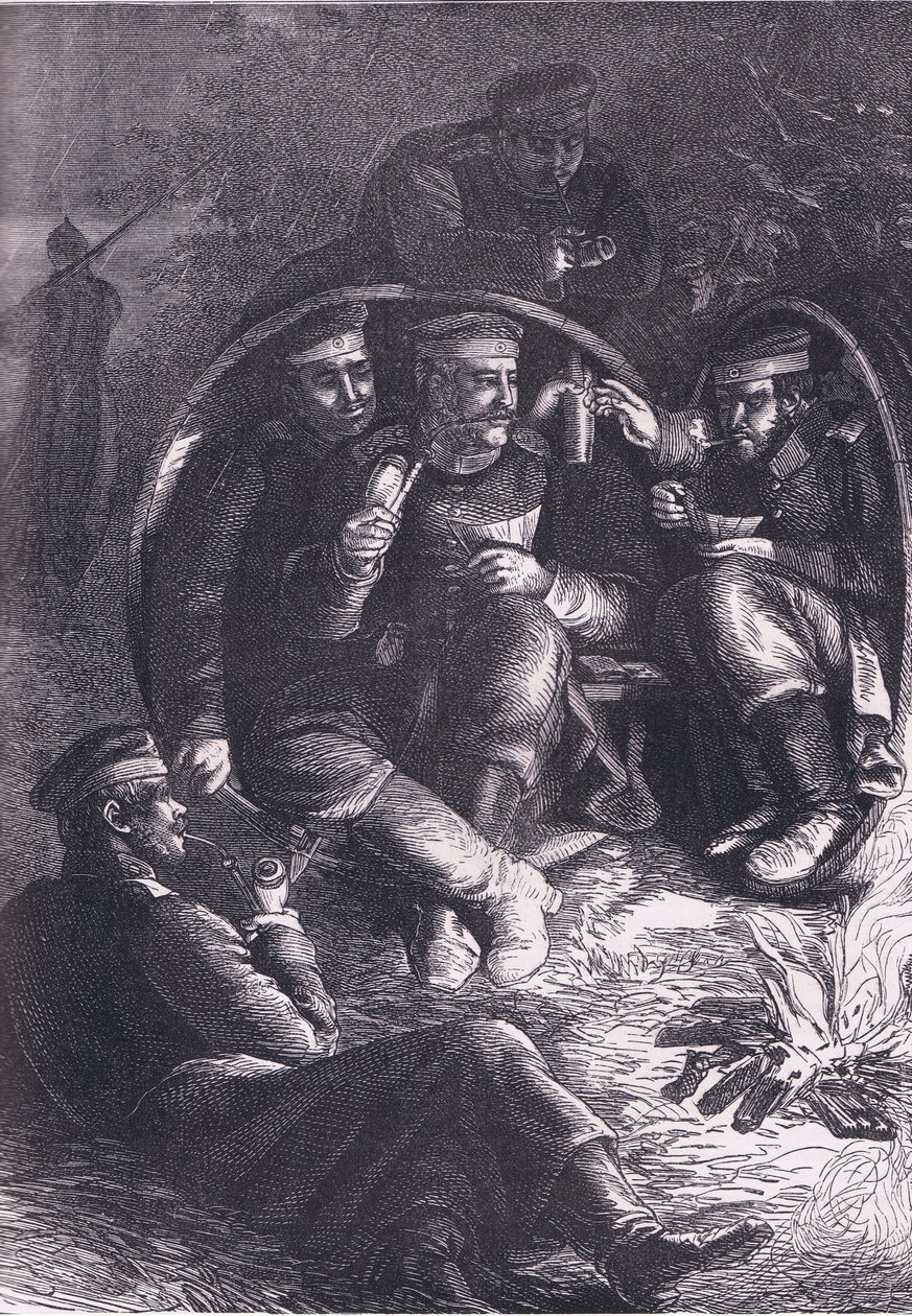 Before Metz, Cassells History of the War between France and Germany publicerad av Cassell and Company Limited, c.1890 (litho) av German School