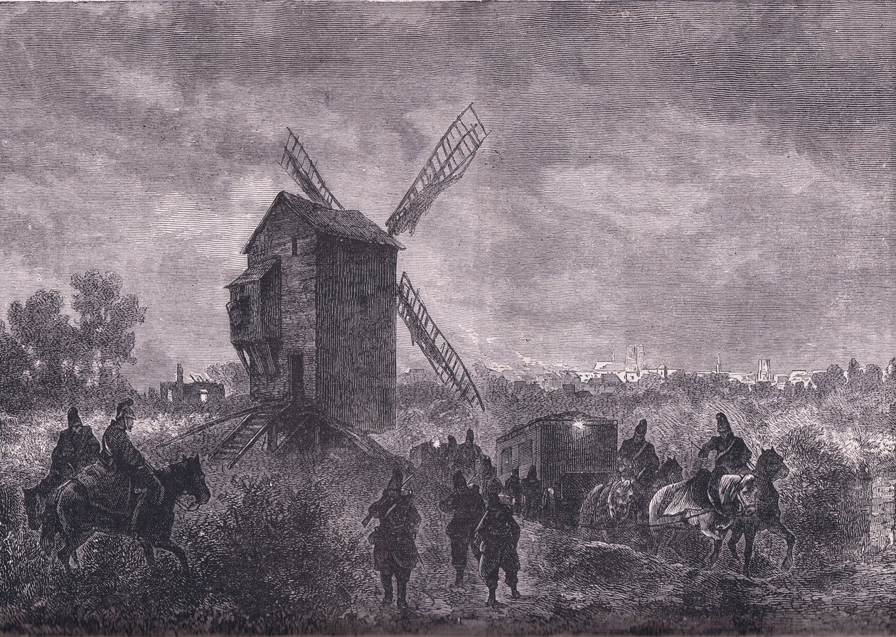 Före Orleans, Cassells historia om kriget mellan Frankrike och Tyskland publicerad av Cassell and Company Limited, ca 1890 (litho) av German School