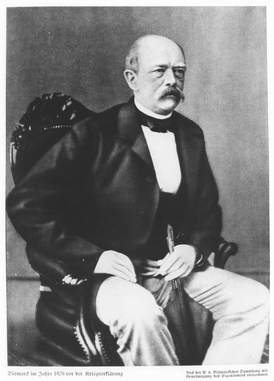 Bismarck 1870 före krigsförklaringen av German School