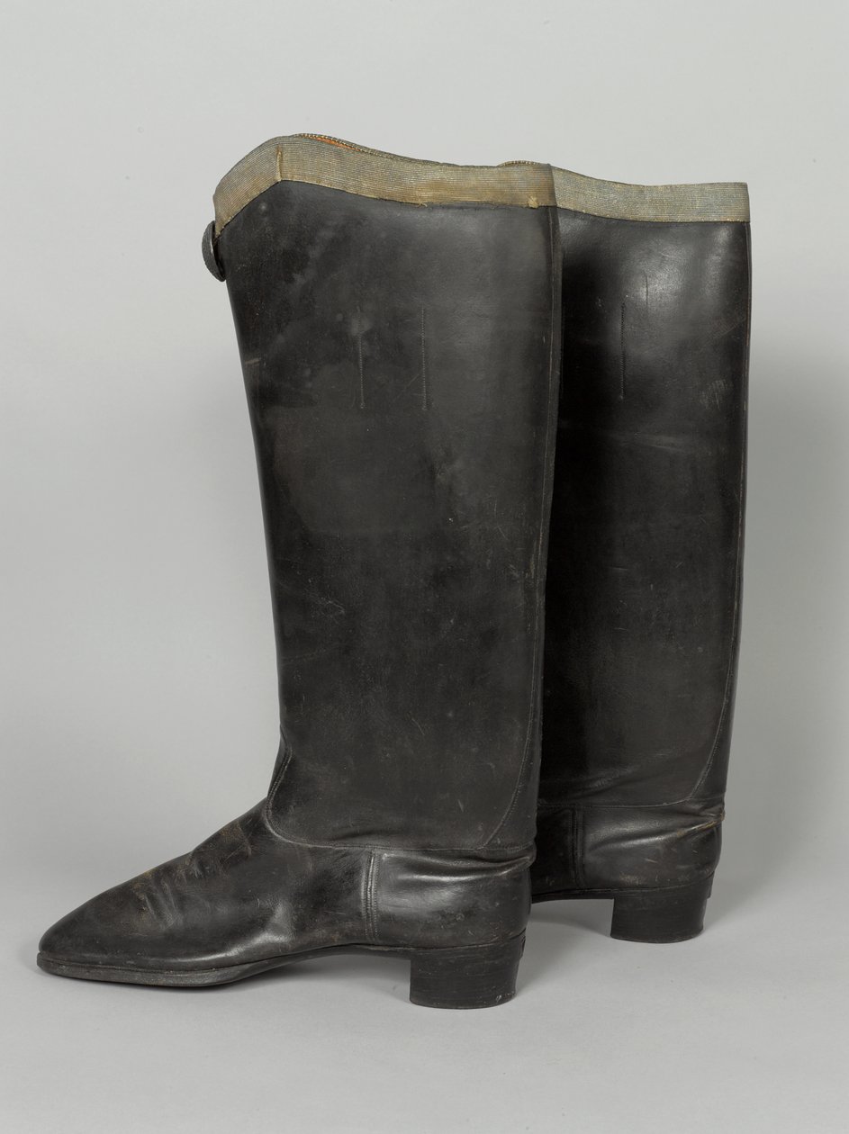 Stövlar, 3:e von Zieten Hussars, burna av HRH The Duke of Connaught, före 1914 (stövel) av German School