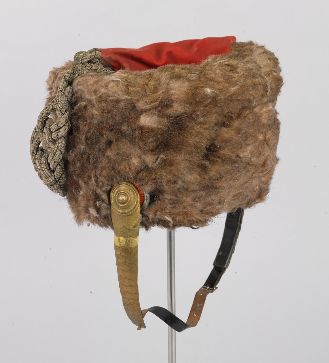 Busby, HKH Hertigen av Connaught, 3:e Zieten Hussars, tyska armén, före 1914. (busby) av German School
