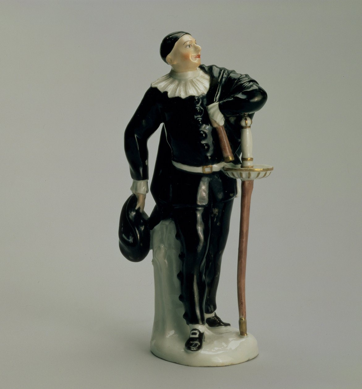 Kapten från Commedia dellArte-serien av Wenzel Neu (d.1774), för Kloster-Veilsdorf-fabriken, 1764-5 (porslin) av German School