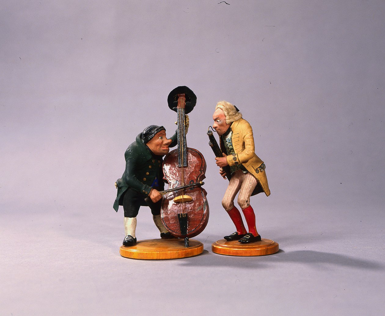 Karikatyrfigurer av musiker, gjorda i Nürnberg, 1836 (keramik) (se även 78087) av German School