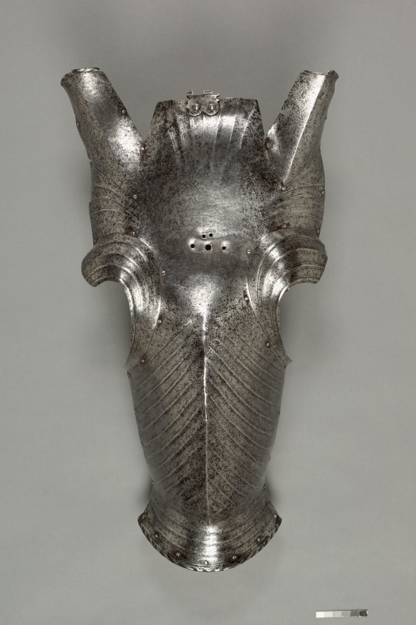 Chanfron i Maximiliansk stil, ca 1510 (stål) av German School