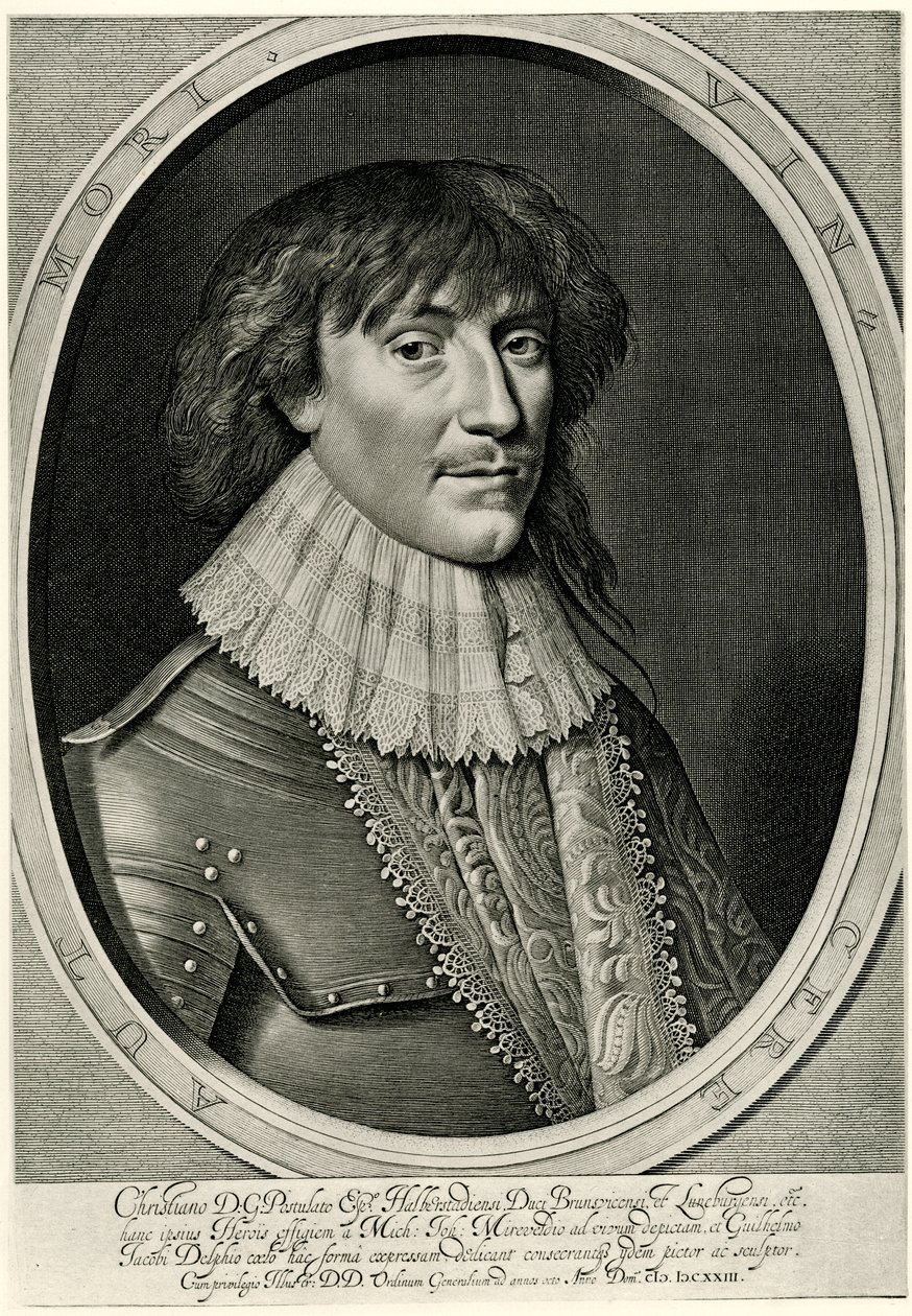 Christian hertig av Brunswick av German School